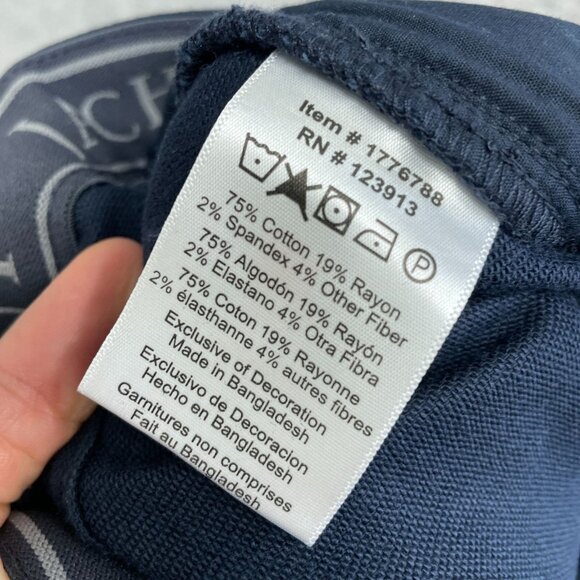 Jachs Ny 5 Pocket Pants Men's Size 34/29 Navy Slim Fit Cotton Blend N0195 - Picture 9 of 11